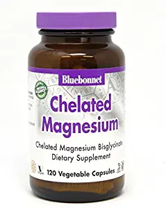 Bluebonnet Nutrition Albion chelated magnesium 120 vegetable capsules