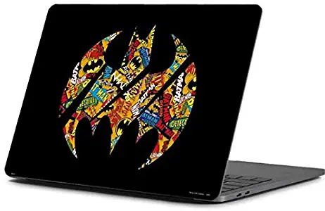 Skinit Decal Laptop Skin for MacBook Pro 13-inch (2016-17) - Officially Licensed Warner Bros Batman Logo Craze Design
