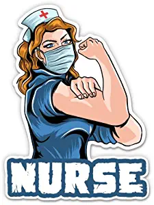 GT Graphics Express Nurse Rosie We Can Do It - Vinyl Sticker Waterproof Decal