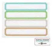 Martha Stewart Home Office with Avery File Folder Labels - Blue, Green, Gray, Cappuccino, 120/Pack