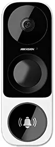 DS-HD1 Hikvision USA Original 3 Megapixel HD WiFi Video Smart Doorbell - Wireless Intercom Camera, 3MP, 180 Degree Ultra Wide Angle, Motion Detection, Video Recording Night Vision Video Audio