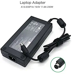 4 Holes 19.5V 11.8A 230W A12-230P1A A230A003L ADP-230EB T FSP220-ABAN1 Laptop Power Chagrer Compatible for CLEVO Gaming Laptop P770DM P770DM-G PC