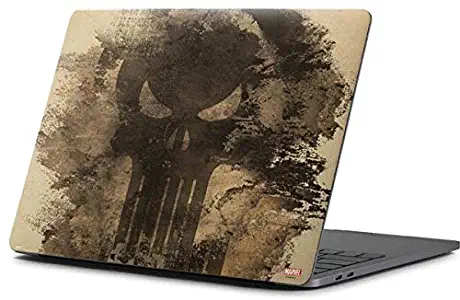Skinit Decal Laptop Skin for MacBook Pro 15-inch (2016-17) - Officially Licensed Marvel/Disney Punisher Skull Design